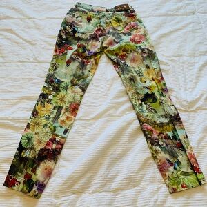 Floral Patterned Pants